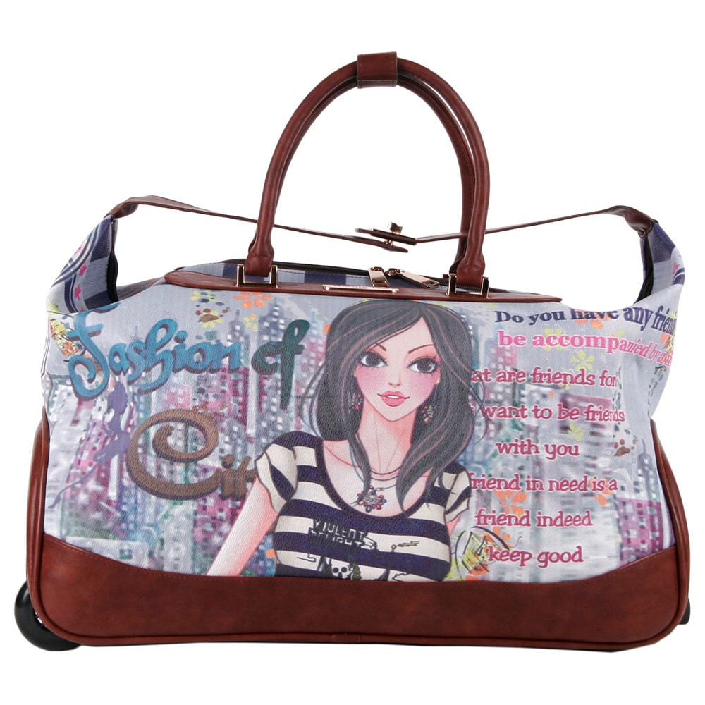 Nicole Lee Teresa Rolling Duffel Special Fashion Print Edition