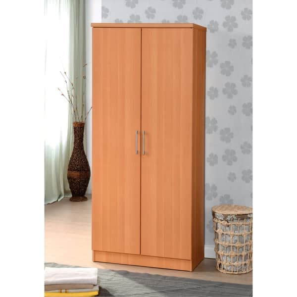 Shop 2 Door Wardrobe With Mirror And Shelves Free Shipping Today