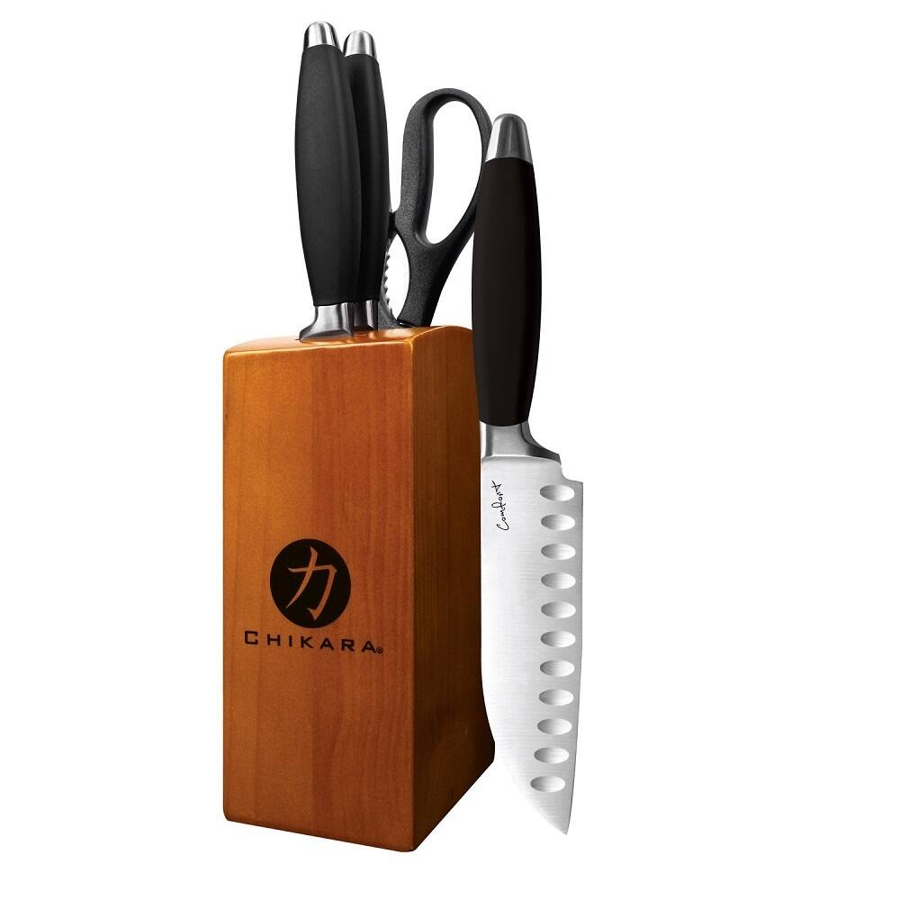 Ginsu Chikara Comfort Grip Series 5-piece Cutlery Set