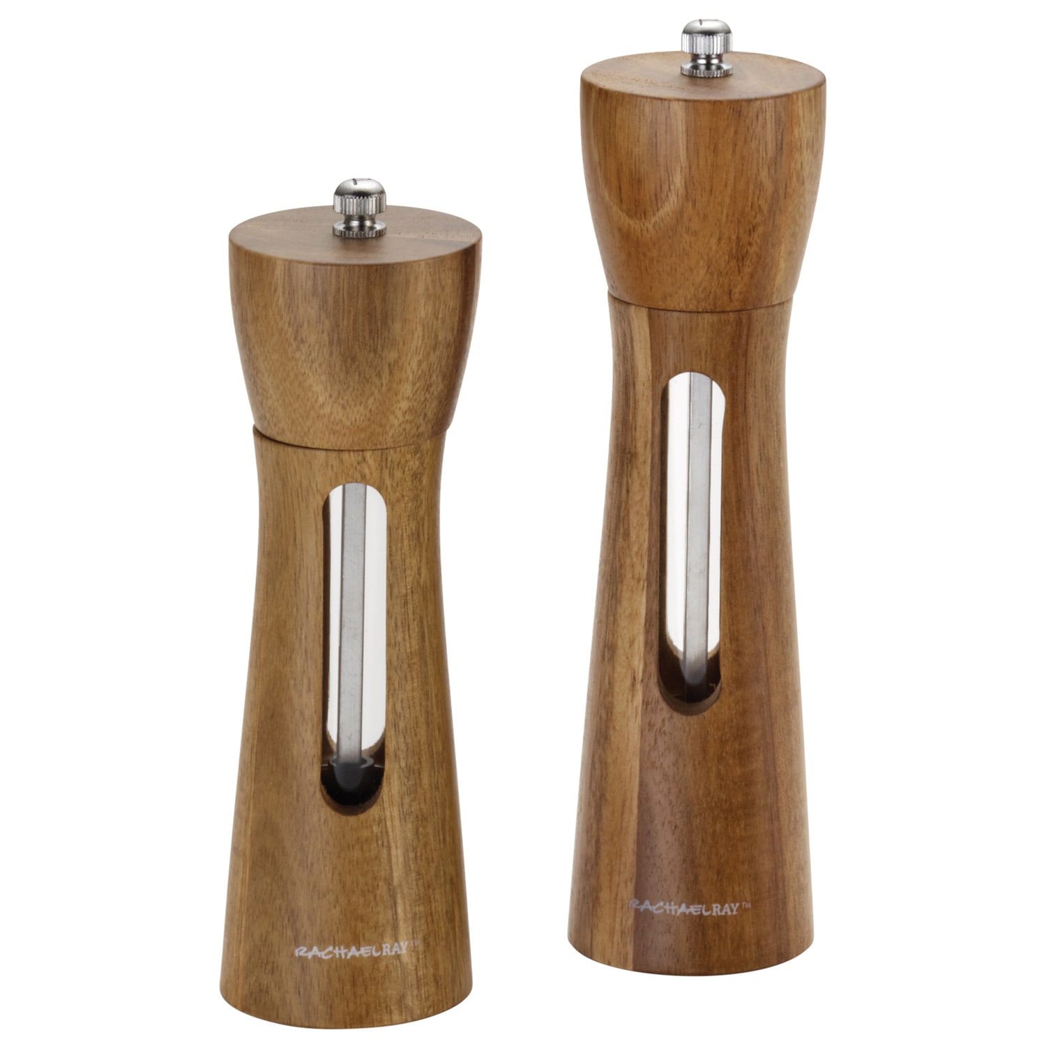 Rachael Ray Tools and Gadgets 2 piece Acacia Salt and Pepper