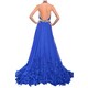 mac duggal cascading ruffle gown