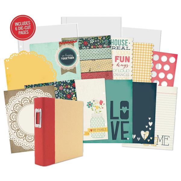 Sn@p Double Sided Journal Pages 6 X8 12/Pkg   Homespun   16110040