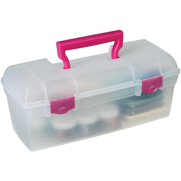 ArtBin Essentials Lift Out Box W/Handle - 13 X6 X5.625 Translucent W ...