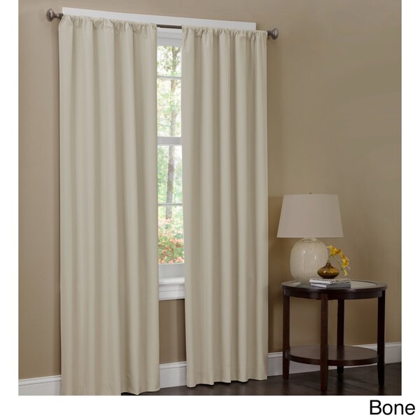 Microfiber 84 inch Curtain Panel Pair - 40 x 84 - Free Shipping On ...