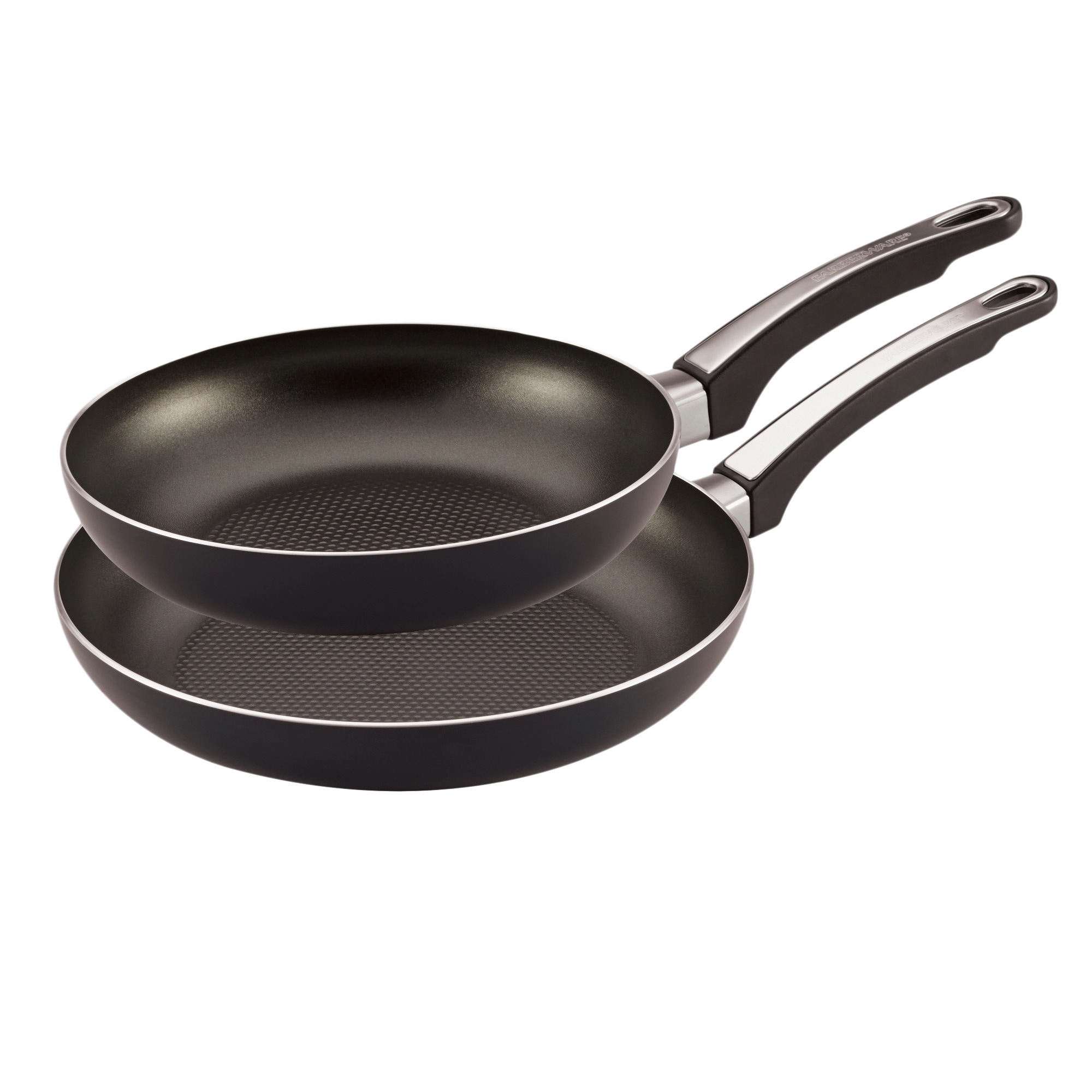 Cuisinart Chef's Classic Stainless Nonstick 2-Piece 9-Inch and 11-Inch  Skillet Set - Black And Silver