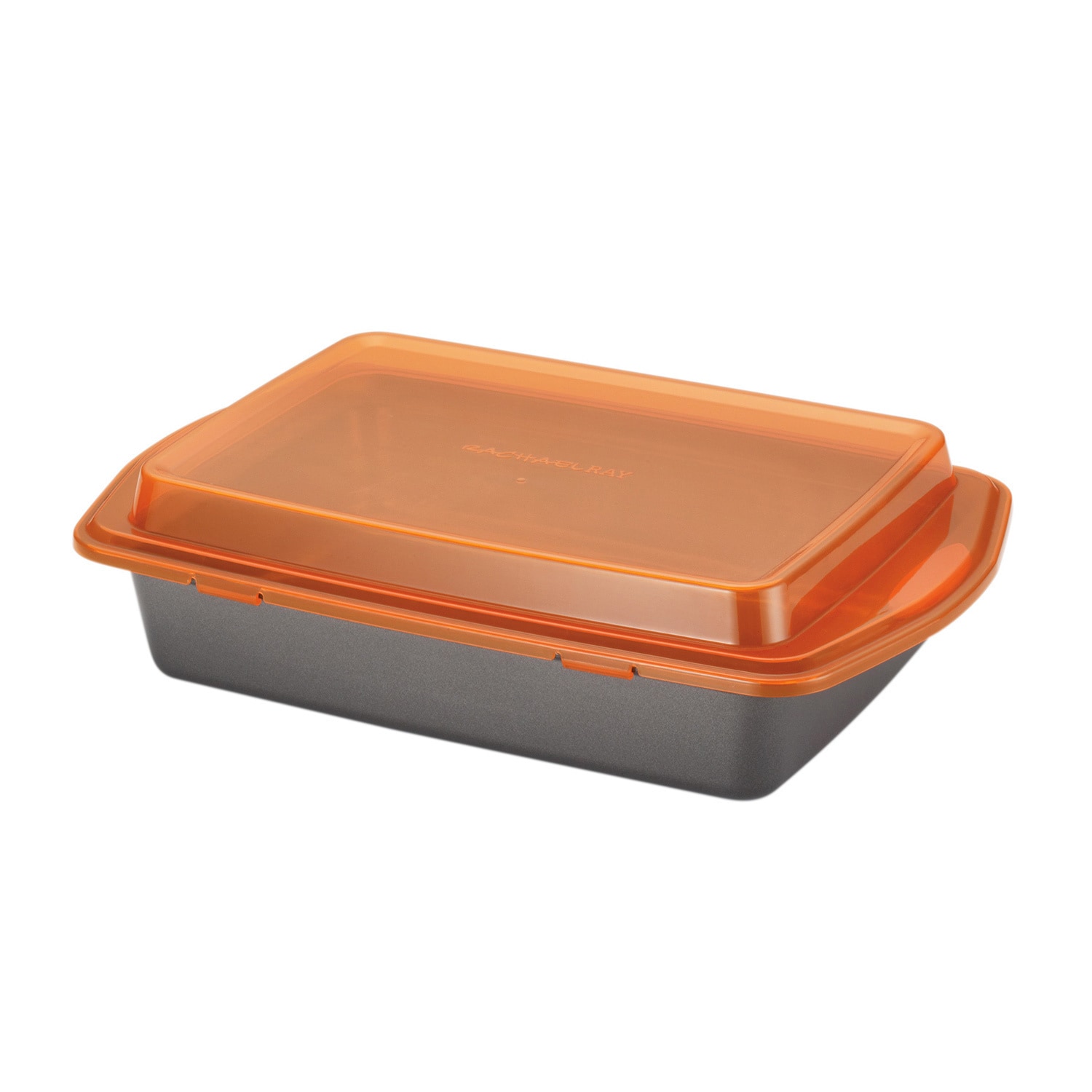 Rachael Ray Nonstick Bakeware with Grips, Nonstick Cookie Sheet / Baking  Sheet - 11 Inch x 17 Inch, Gray with Orange Grips