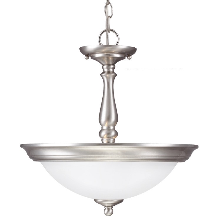 Sea Gull Lighting Northbrook 2 light Semi flush Convertible Pendant