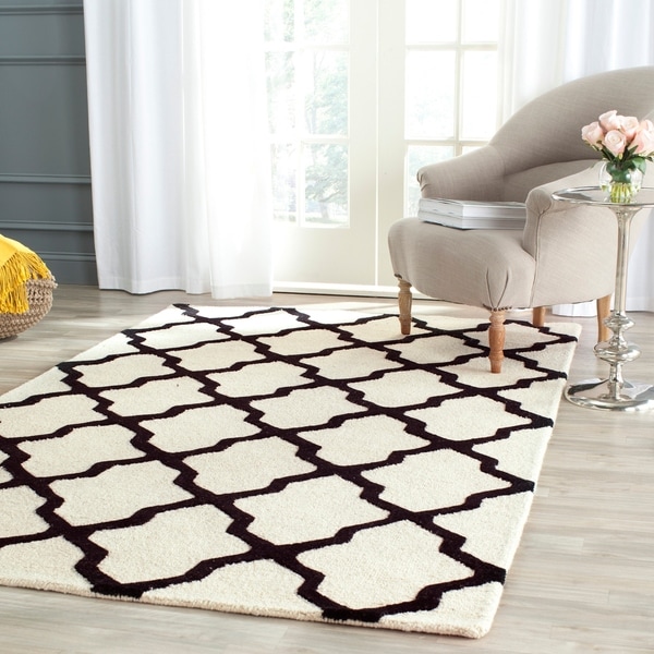 Shop Safavieh Handmade Moroccan Cambridge Ivory Black Wool Rug X On Sale Free