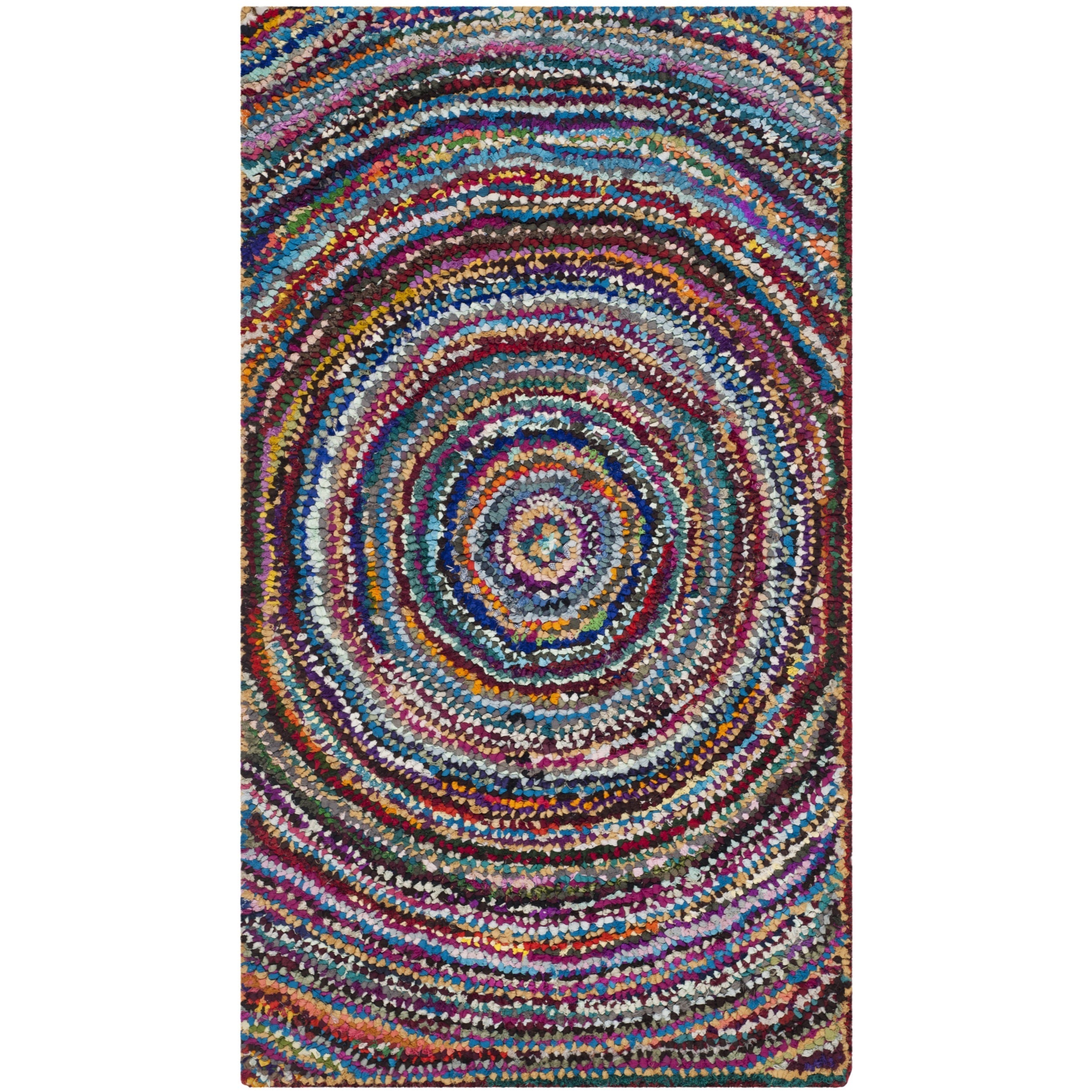 Safavieh Handmade Nantucket Multicolored Cotton Rug (23 X 5)