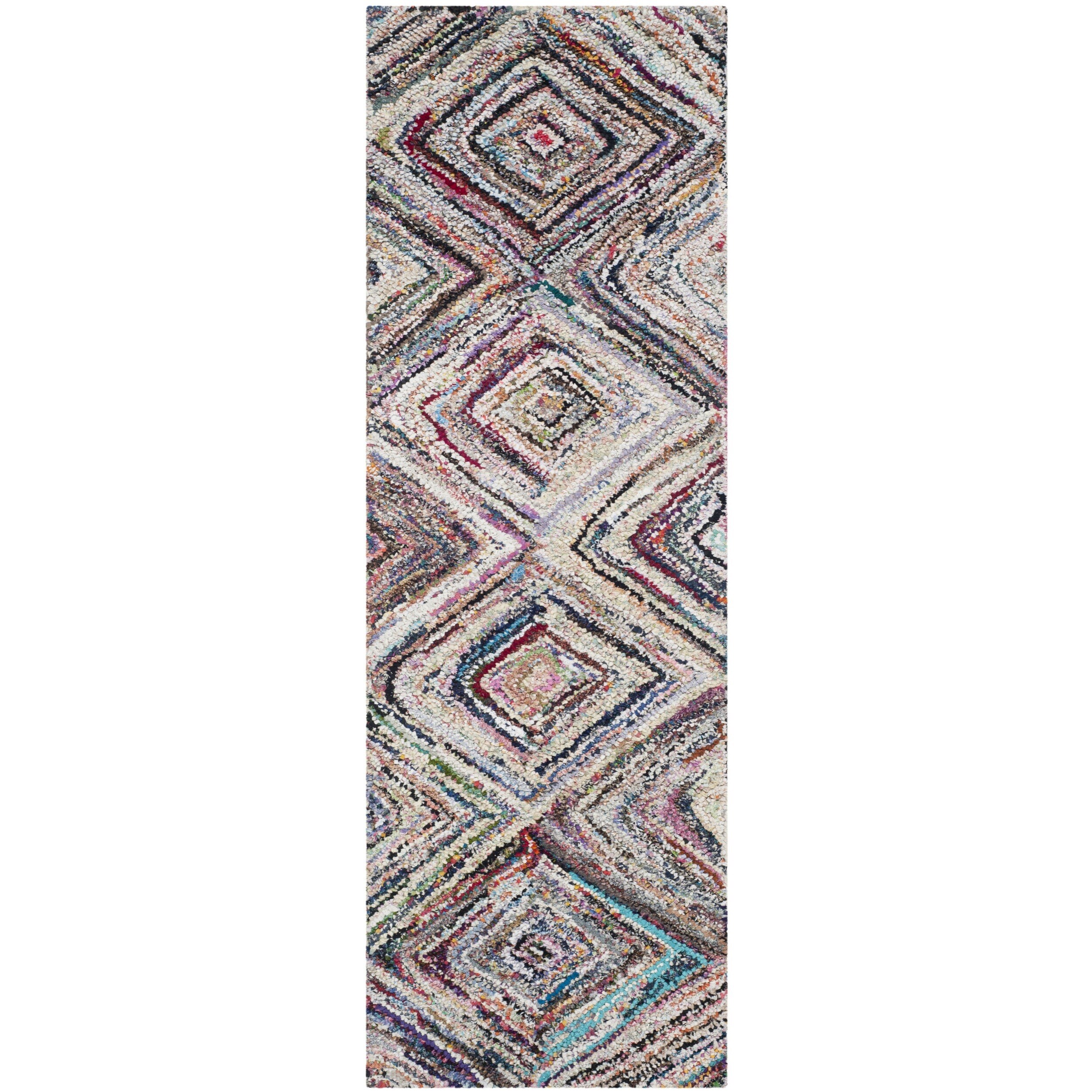 Safavieh Handmade Nantucket Multicolored Cotton Rug (23 X 7)