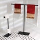 preview thumbnail 2 of 0, Modern Oil Rubbed Bronze Freestanding Bathroom Accessories
