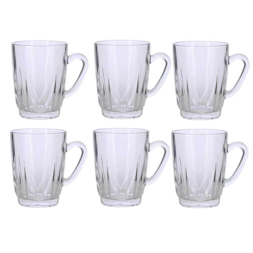 glass tea cups with handle