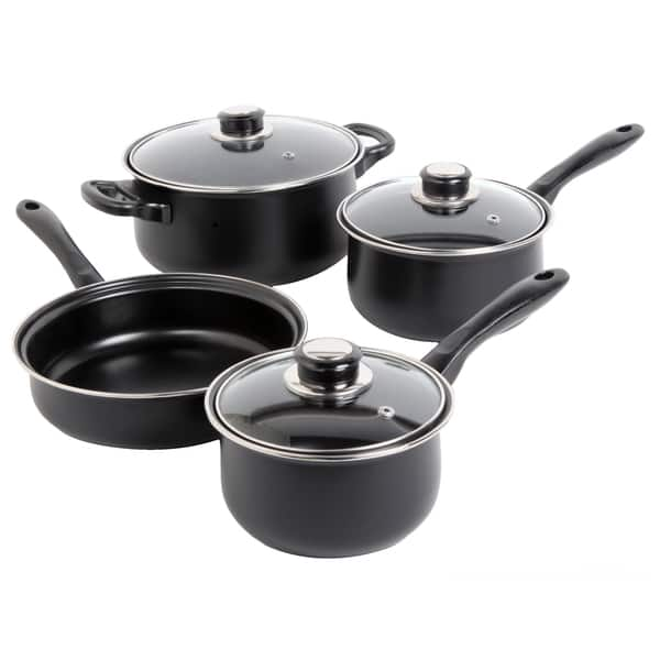 7 Piece Carbon Steel Cookware 