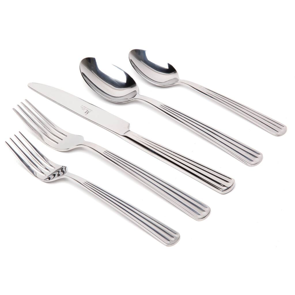 Isaac Mizrahi Mercerton 20-piece Flatware Set