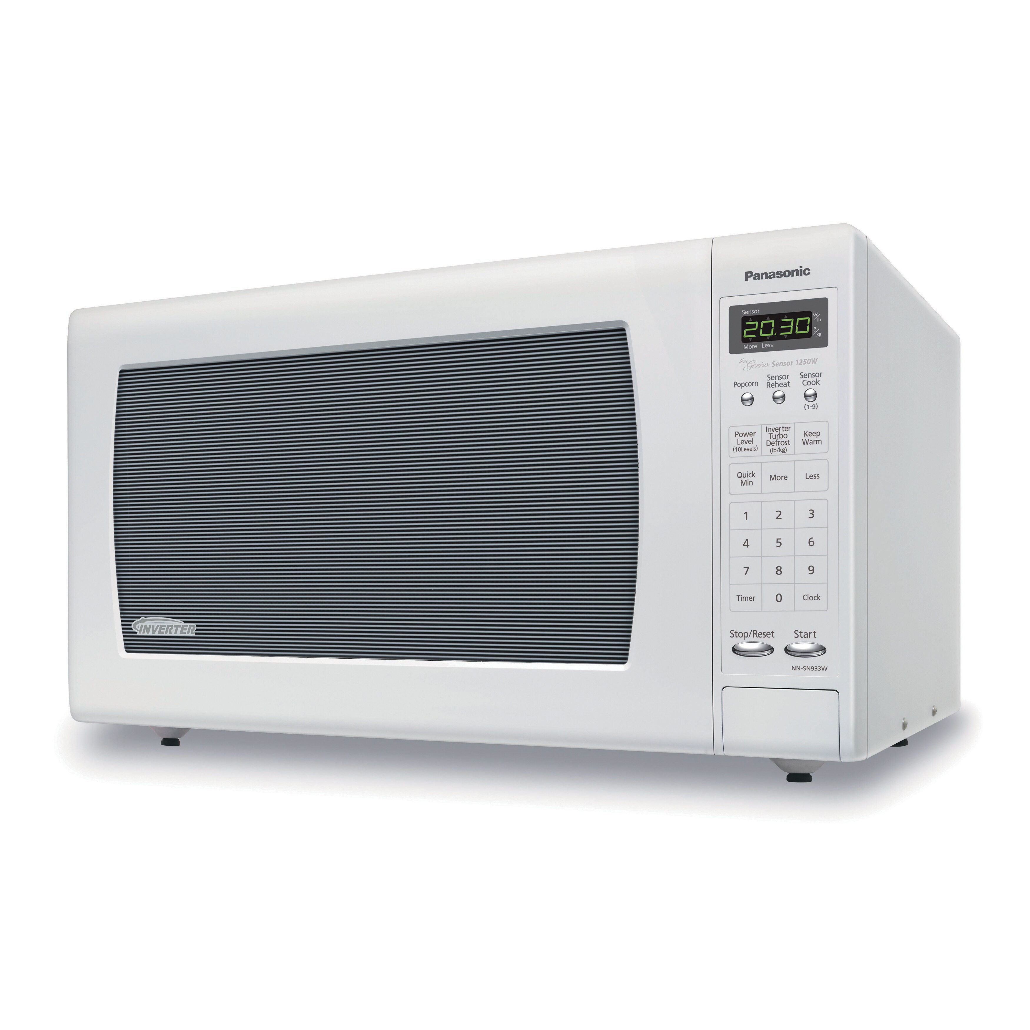 Panasonic NN-SN933W White 2.2 cubic-foot Microwave Oven - Bed Bath