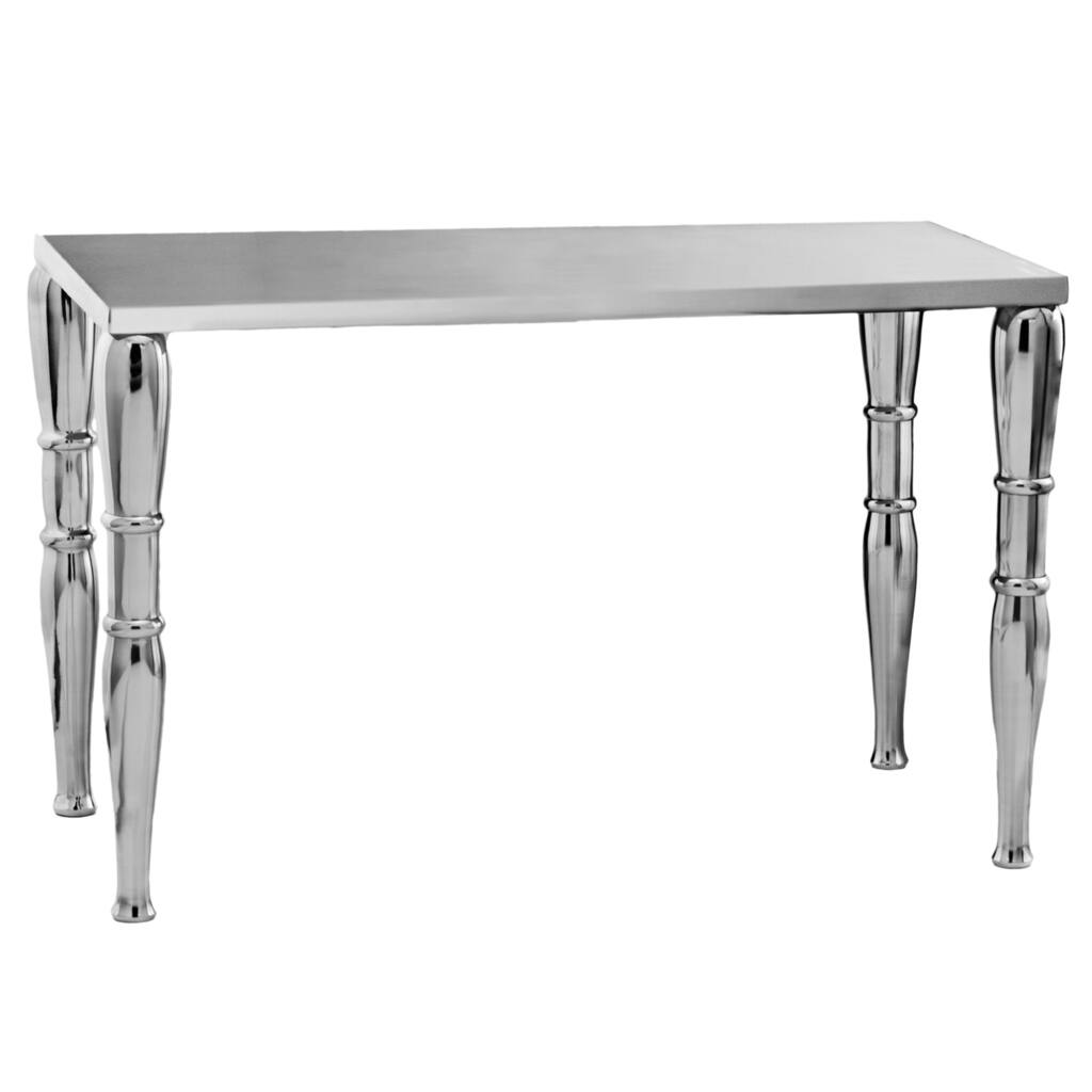 Silvertone Aluminum Long Table