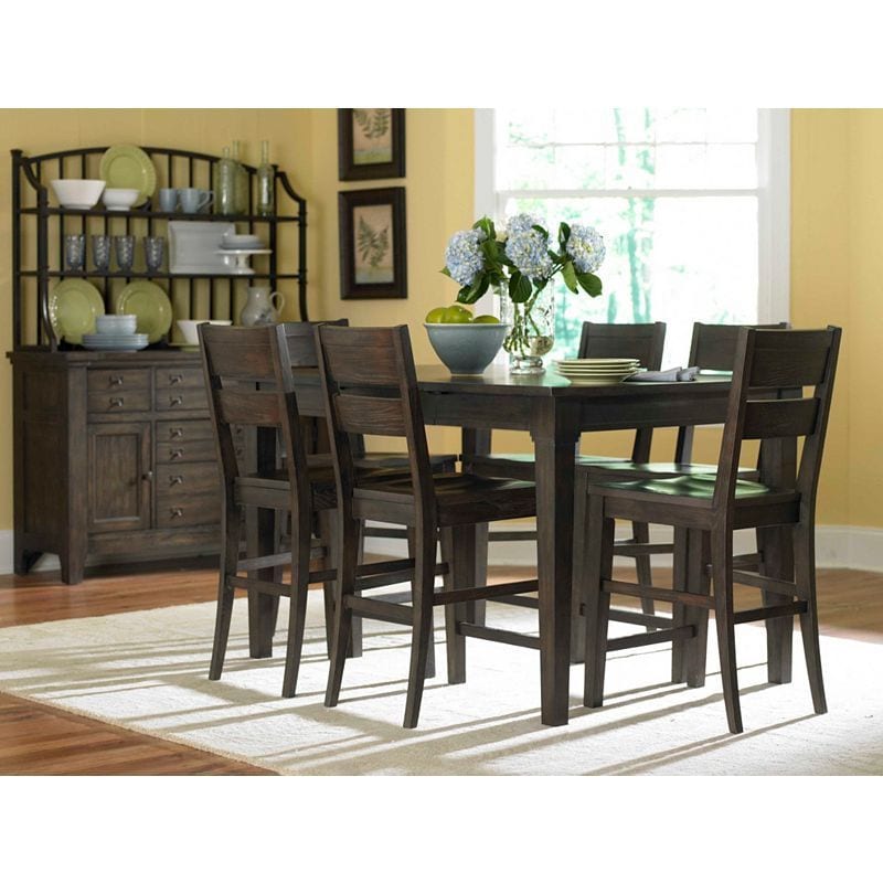 Attic Retreat Walnut Finish Counter height Dining Set