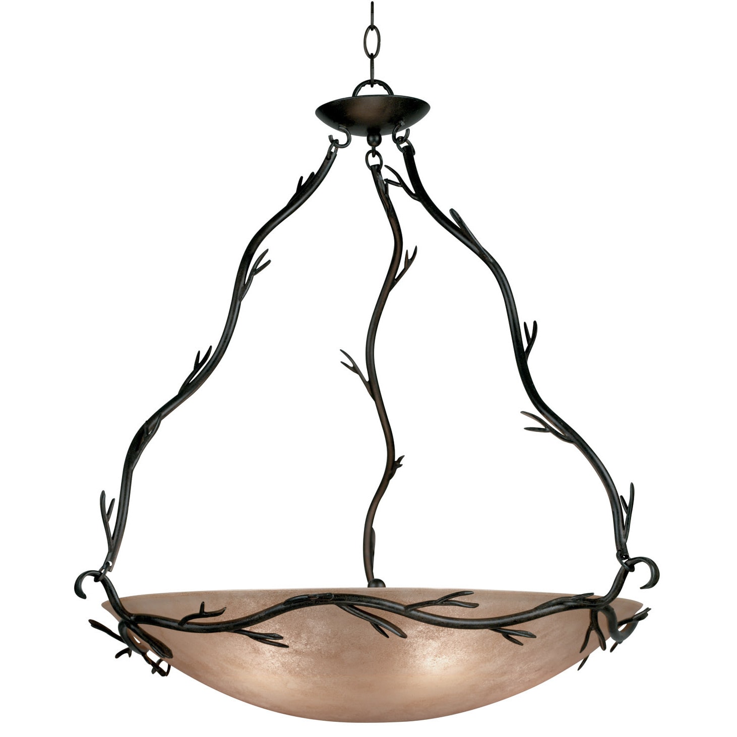 Long Branch 5 light Bronze Pendant