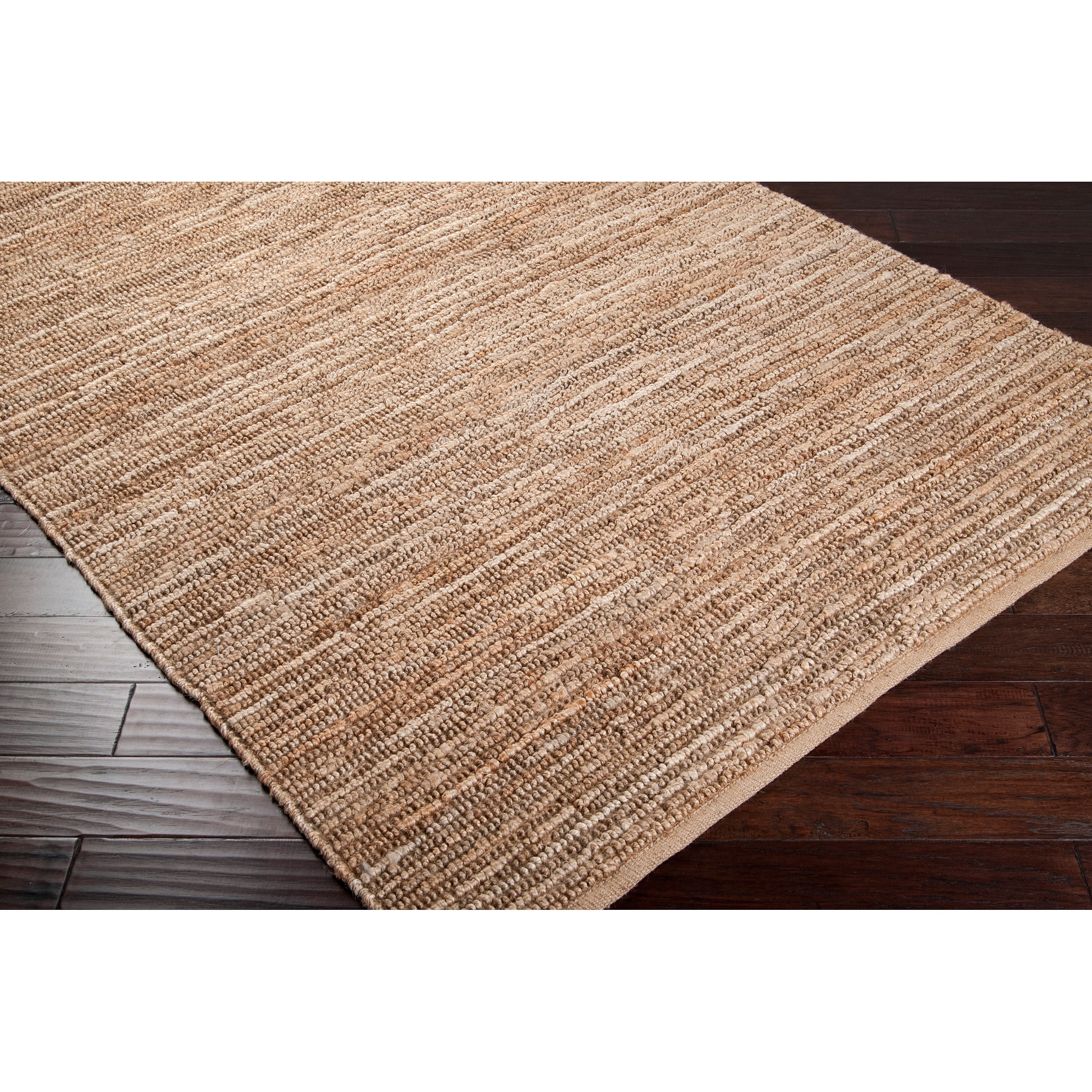 Surya Carept, Inc. Hand Woven Casual Eco Natrual Fiber Jute Area Rug (8 X 11) Beige Size 8 x 11