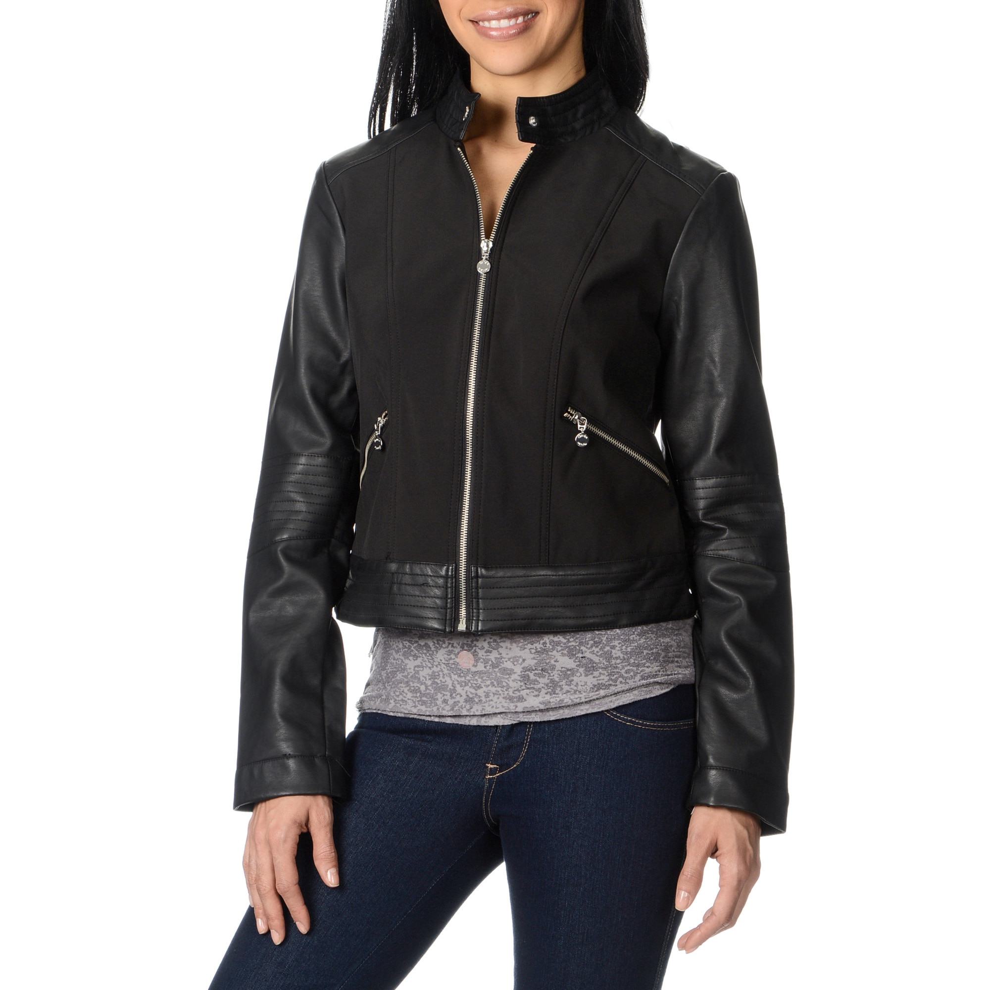 Kensie Womens Bomber Jacket