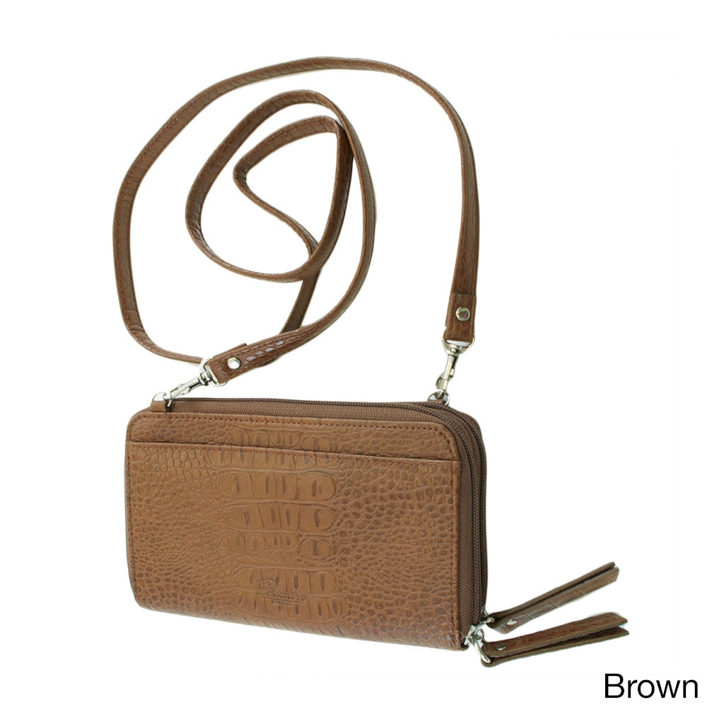 Adrienne Landau Double Zip Crossbody