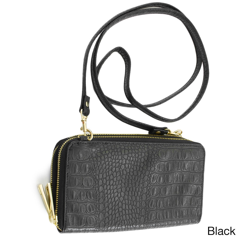 Adrienne Landau Double Zip Crossbody