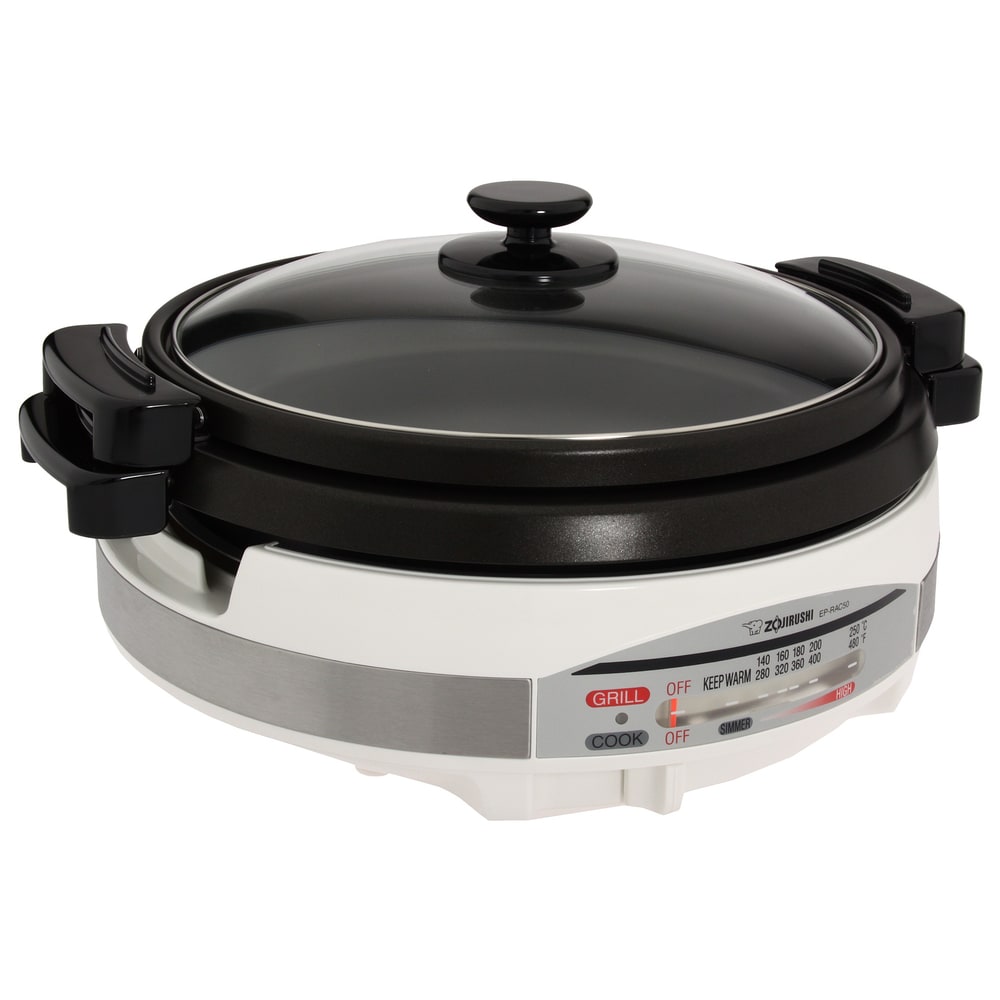 Cast Aluminum 16-inch Electric Skillet with Glass Lid - On Sale - Bed Bath  & Beyond - 4489240