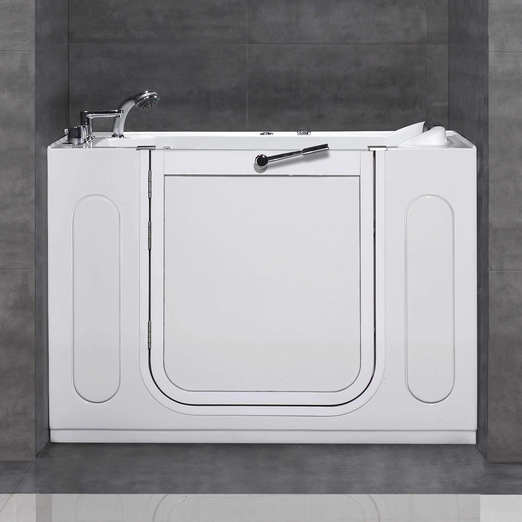 Aston 50x30 inch White Jetted Walk in Tub