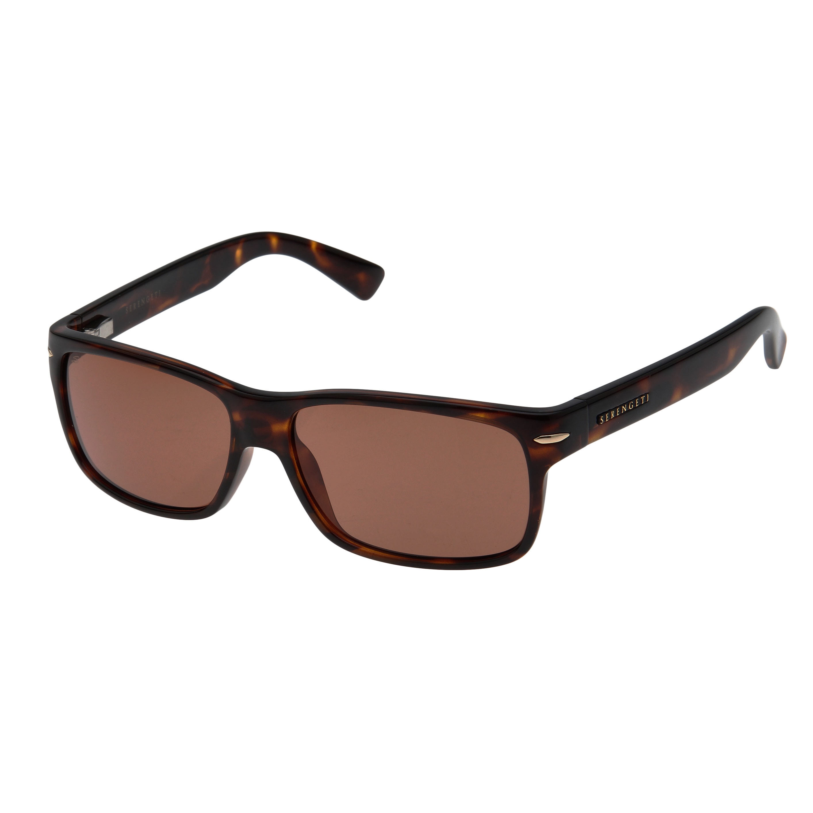 Serengeti Mens Fontana Dark Tortoise Drivers Lens Sunglasses