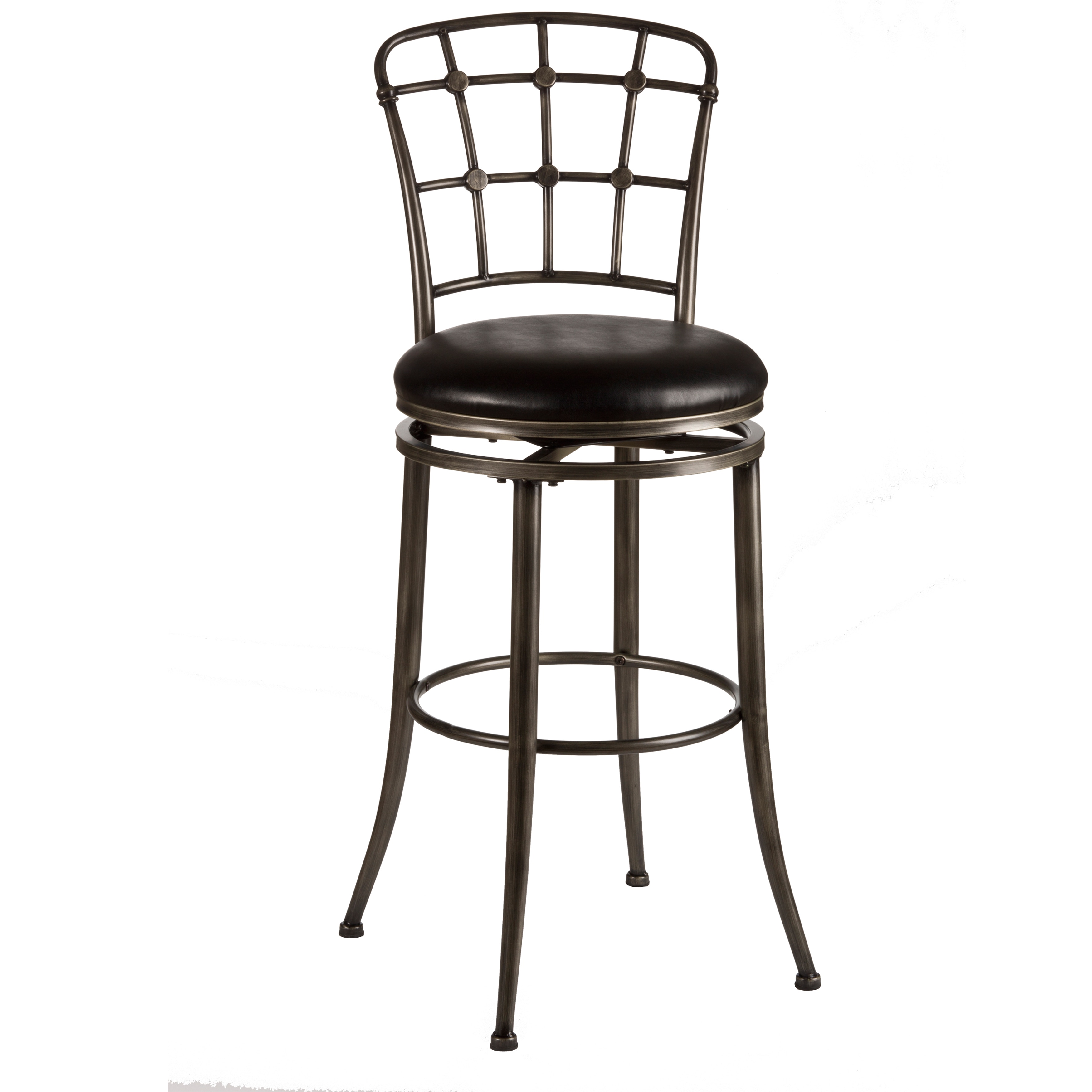 Claymont Pewter Rubbed Back Stool