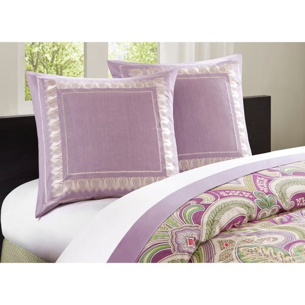 Shop Echo Design Vineyard Paisley Cotton 4 Piece Comforter Set