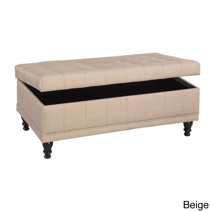 Sanford Button tufted Upholstered Storage Bench