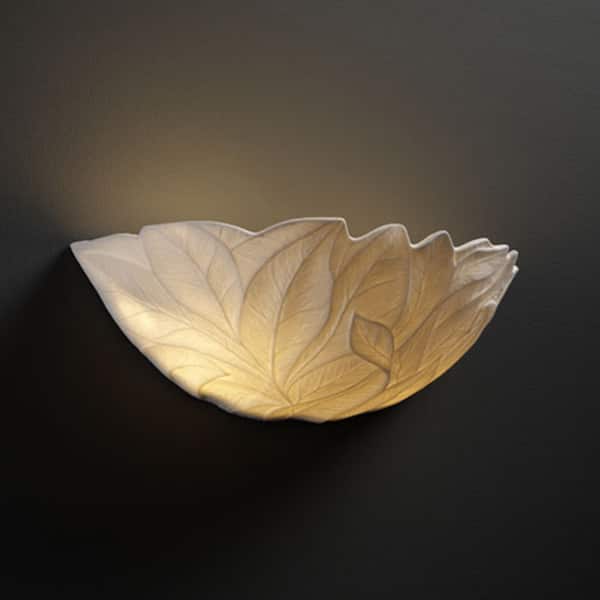 slide 2 of 3, Copper Grove Willemstad 1-light Wall Sconce with Leaf Shade