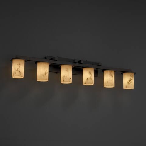 Justice Design LumenAria Dakota 6-light Dark Bronze Bath Bar