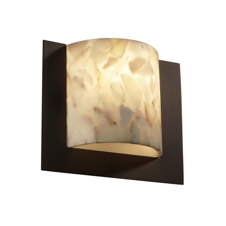 Alabaster Rocks  Framed 1 light Wall Sconce