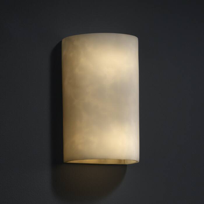 Justice Design Clouds 1-light Outdoor (No Metal) Wall Sconce