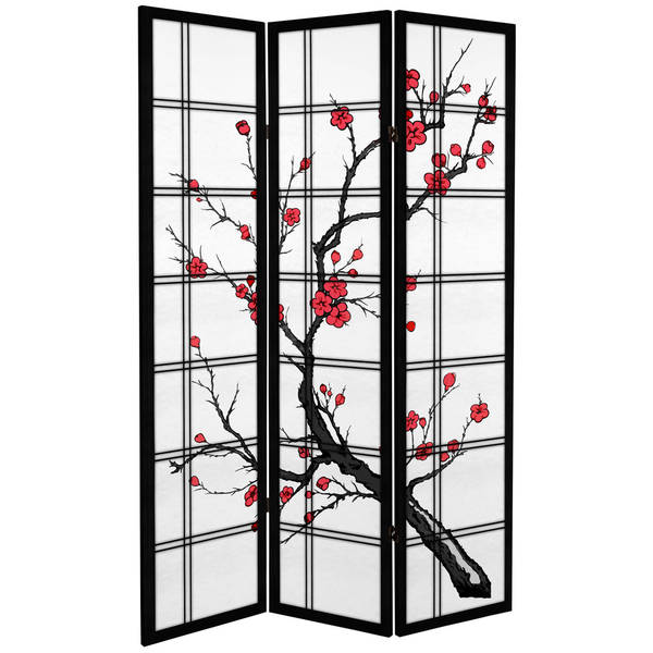 Handmade 6' Canvas Cherry Blossom Room Divider. Opens flyout.