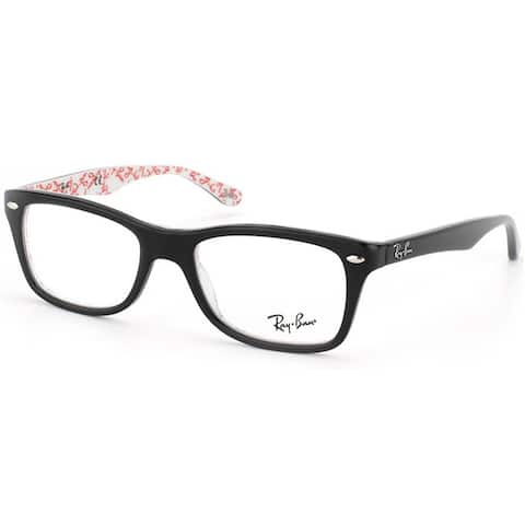 Ray-Ban 'RX 5228 5014' Black Logo Print Eyeglass Frames