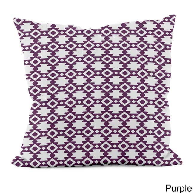 20 x 20-inch Geometric Decorative Throw Pillow