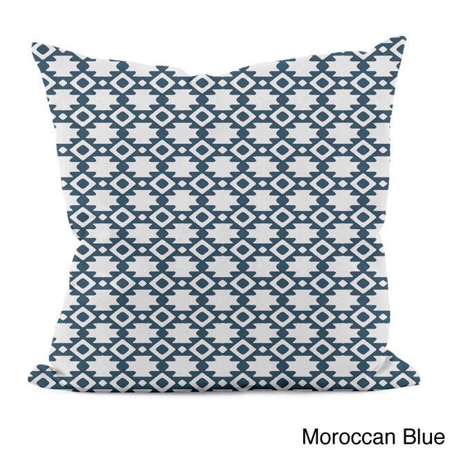 20 x 20-inch Geometric Decorative Throw Pillow