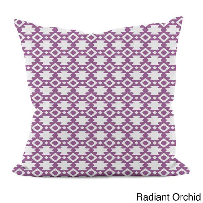 20 x 20-inch Geometric Decorative Throw Pillow