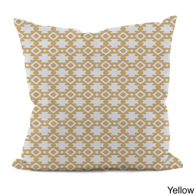20 x 20-inch Geometric Decorative Throw Pillow