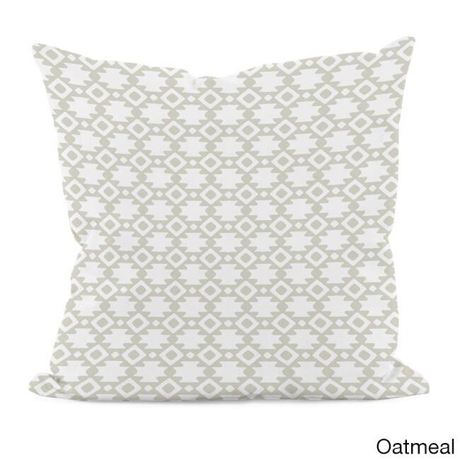 20 x 20-inch Geometric Decorative Throw Pillow