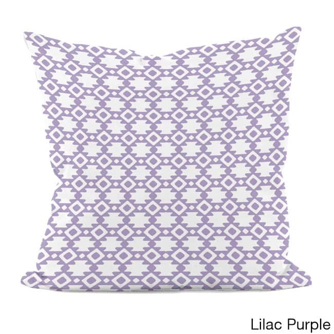 20 x 20-inch Geometric Decorative Throw Pillow