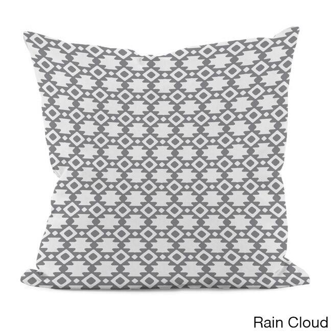 20 x 20-inch Geometric Decorative Throw Pillow