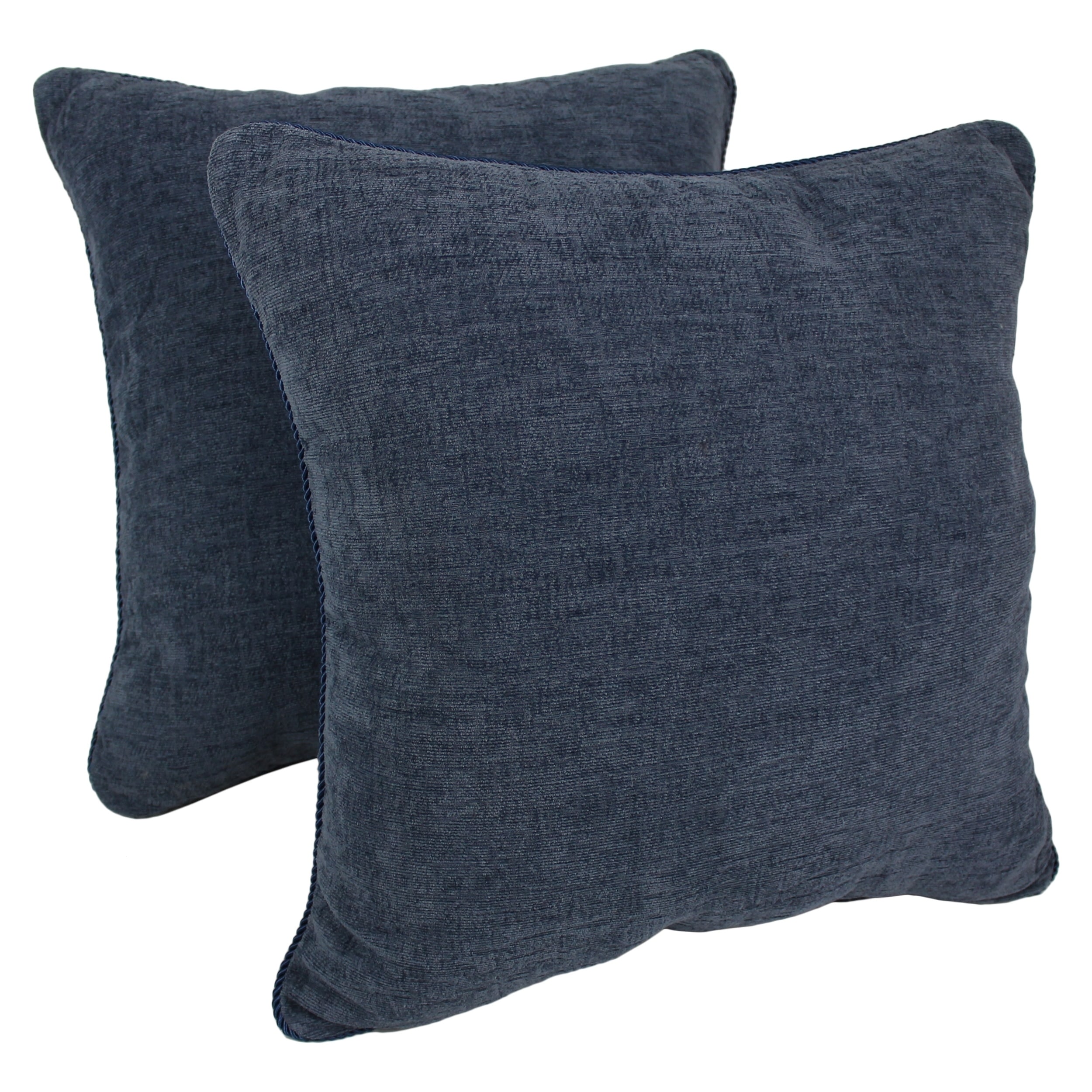 Blazing Needles 25-inch Chenille Floor Pillow (Set of 2)