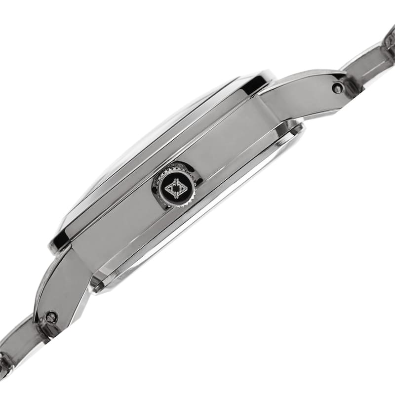 Akribos XXIV Women's Quartz Multifunction Link Silver-Tone Bracelet Watch
