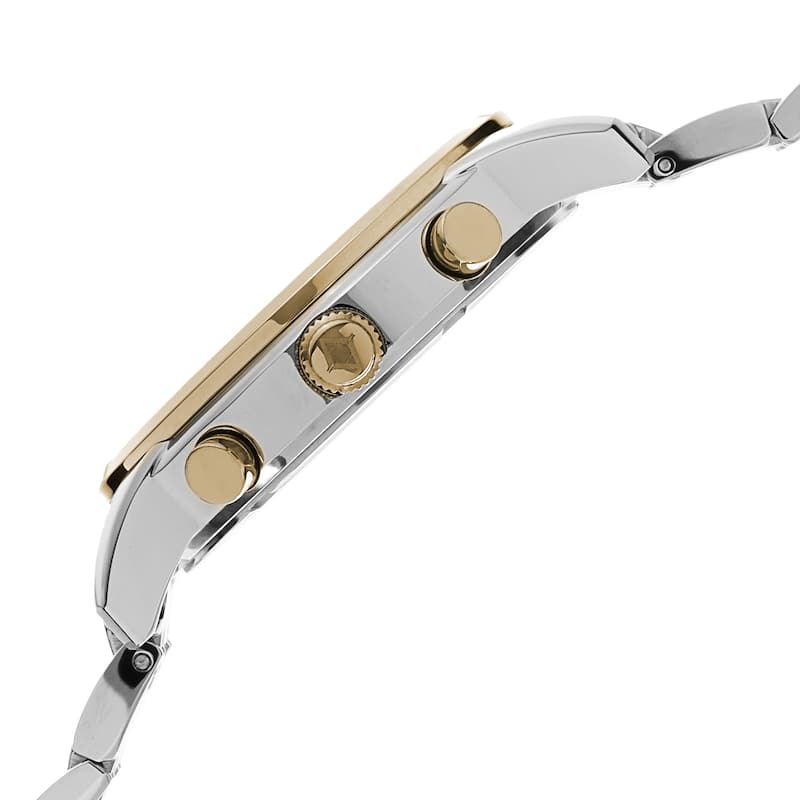 Akribos XXIV Men's Swiss Quartz Chronograph Stainless Steel Two-Tone Bracelet Watch