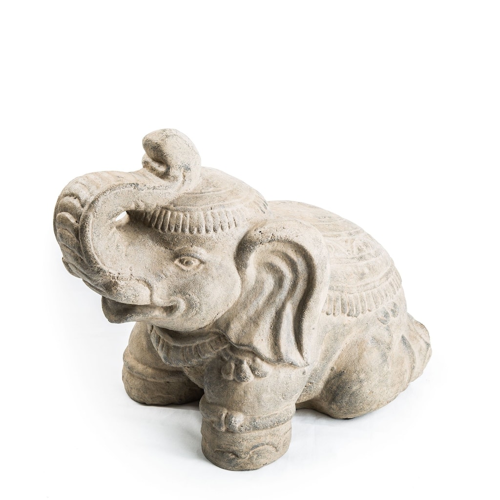 Handmade Royal Elephant Sculpture