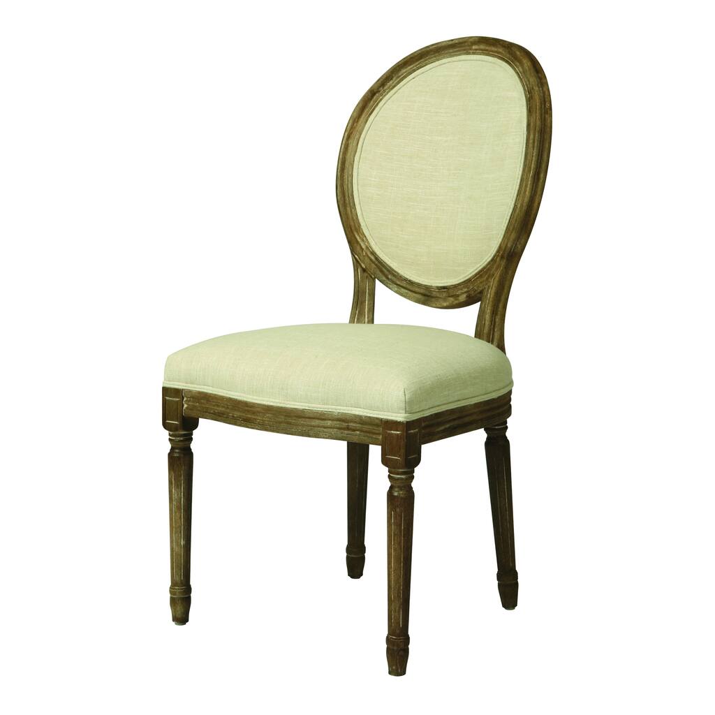 Urbanize Distressed Charcoal/ Linen Dining Chair